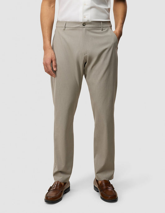 Pantalones elásticos Juan de color beige crudo