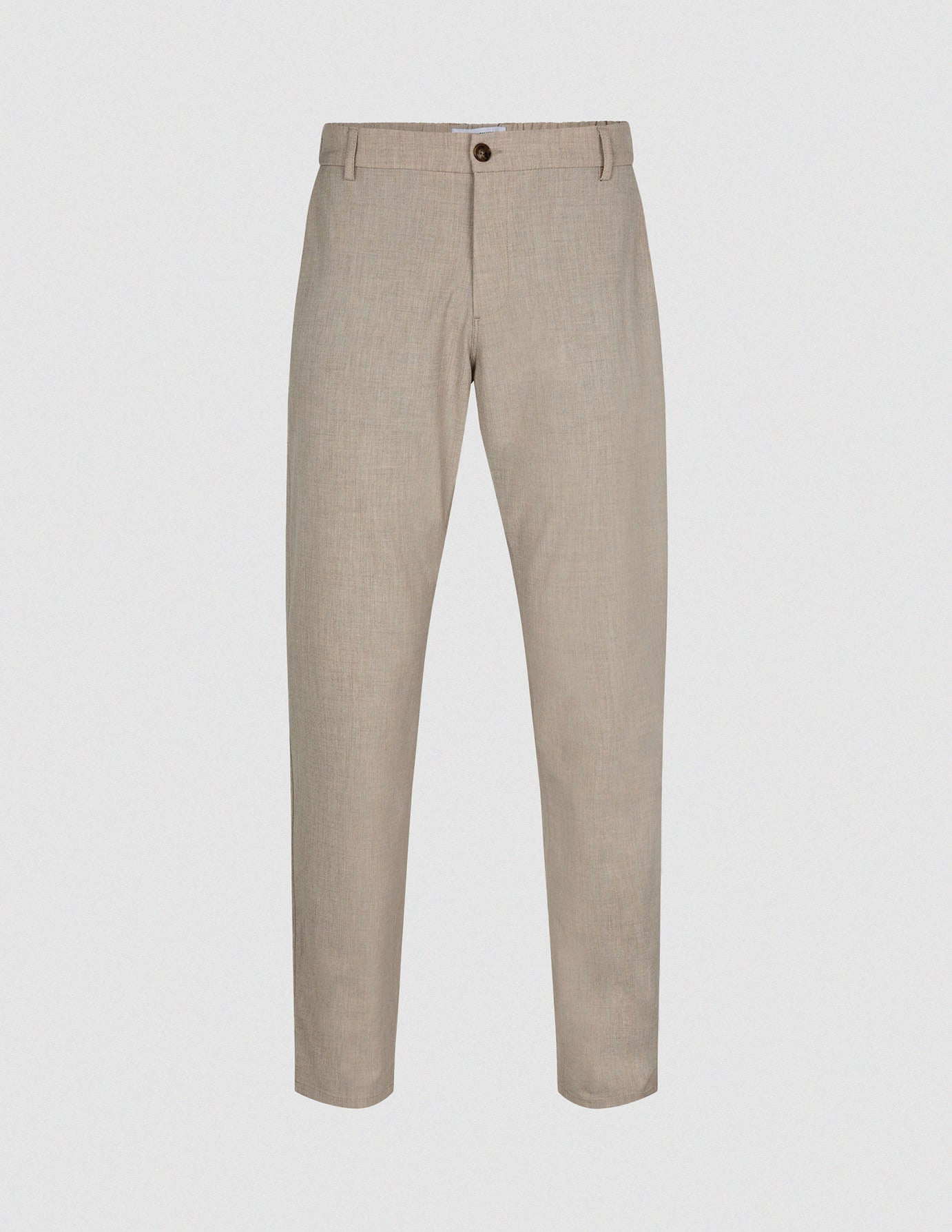 Pantalones elásticos Juan de color beige crudo
