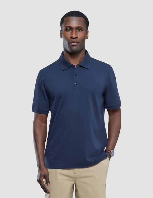 Polo Alberto Azul marino oscuro