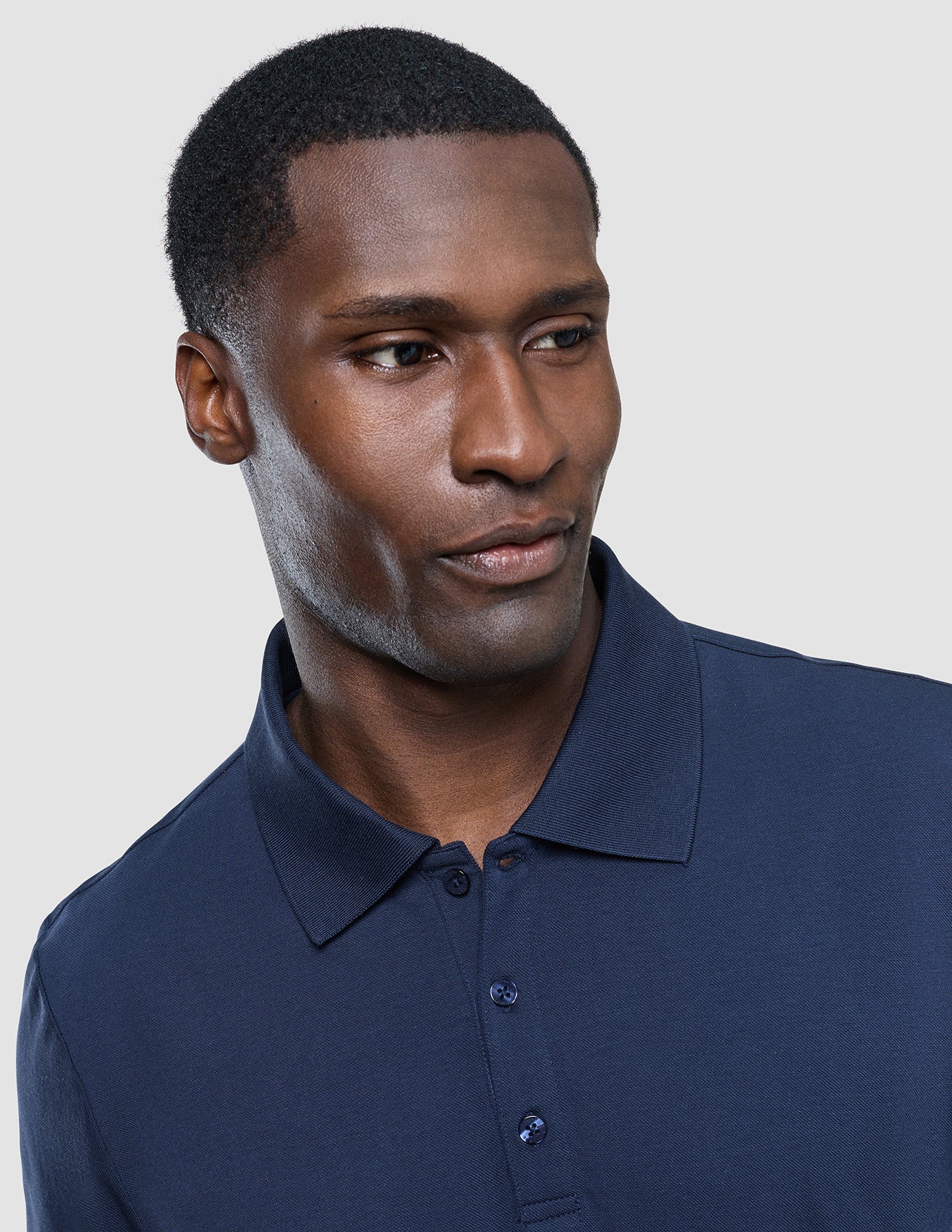 Polo Alberto Azul marino oscuro