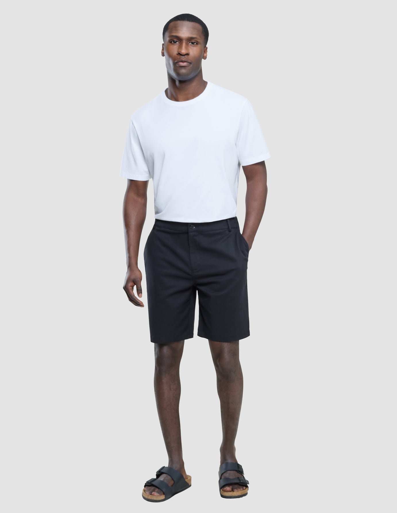 Pantalones cortos Manuel de algodón Negros