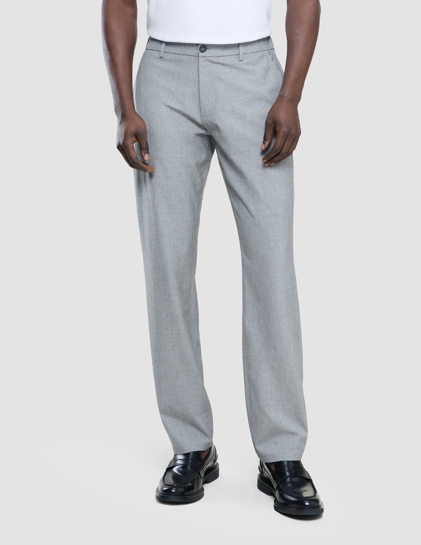 Pantalones elásticos Juan de color Gris carbón