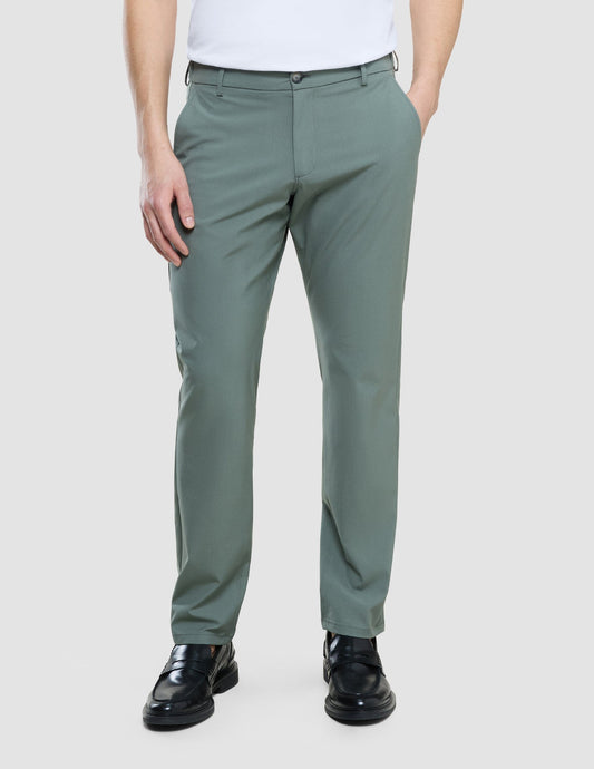 Pantalones elásticos Juan verde urbano